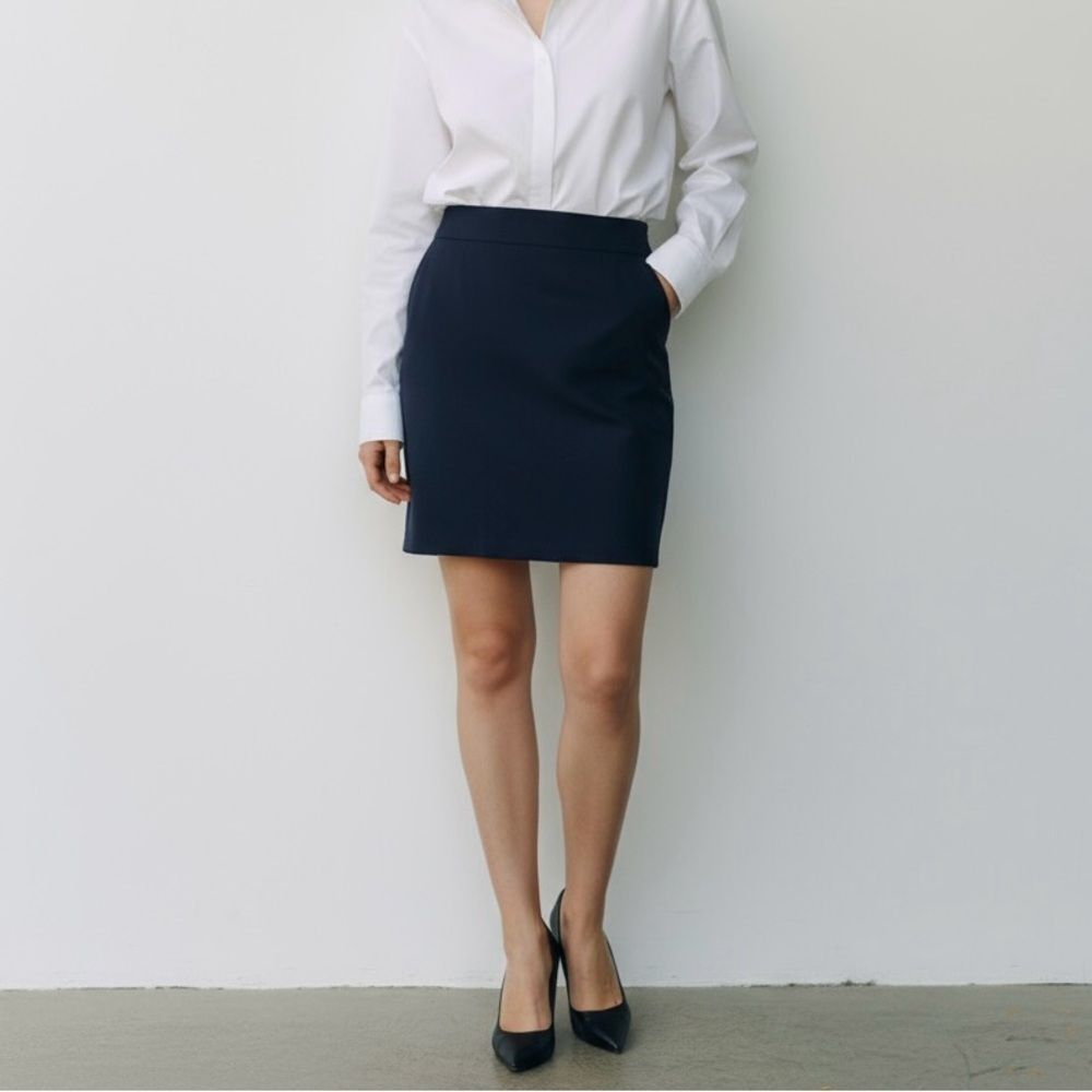 INC International Concepts Navy Mini Skirt
